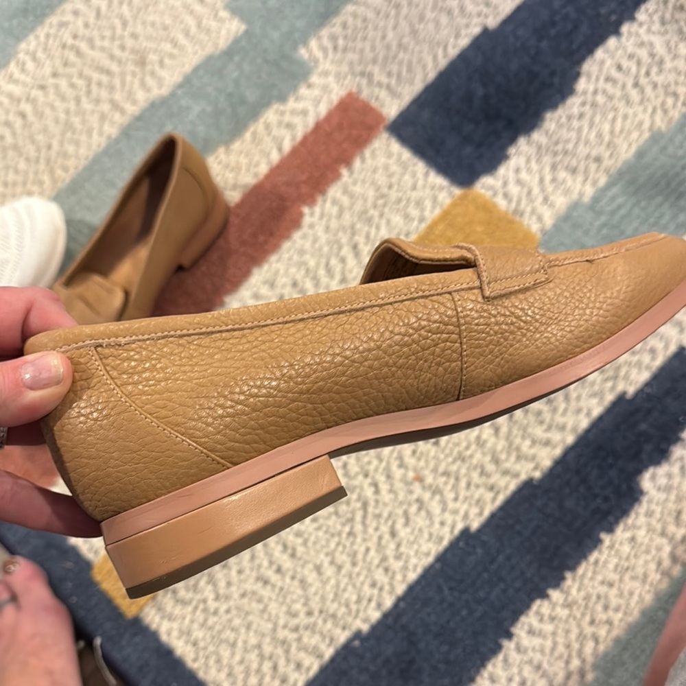 Vionic Tan Leather Loafers